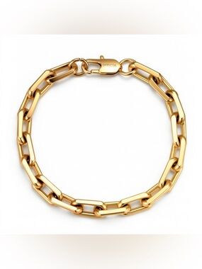 Invicta Polished Gold Stainless Steel Link Bracelet for Women-New